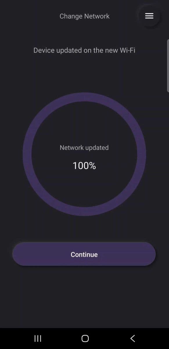 Tap Continue