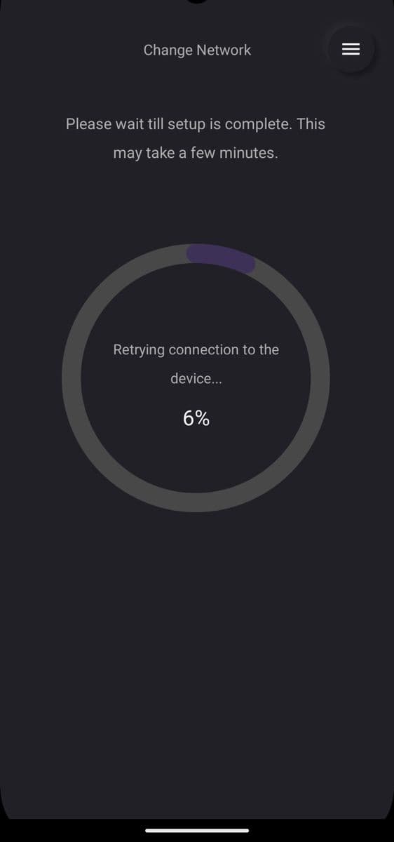 Wait for the update