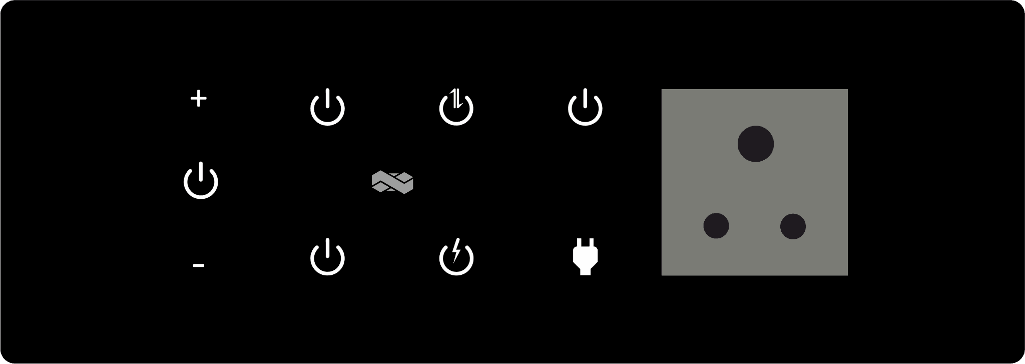 5 Switch + 1 Dimmer + 1 Plug