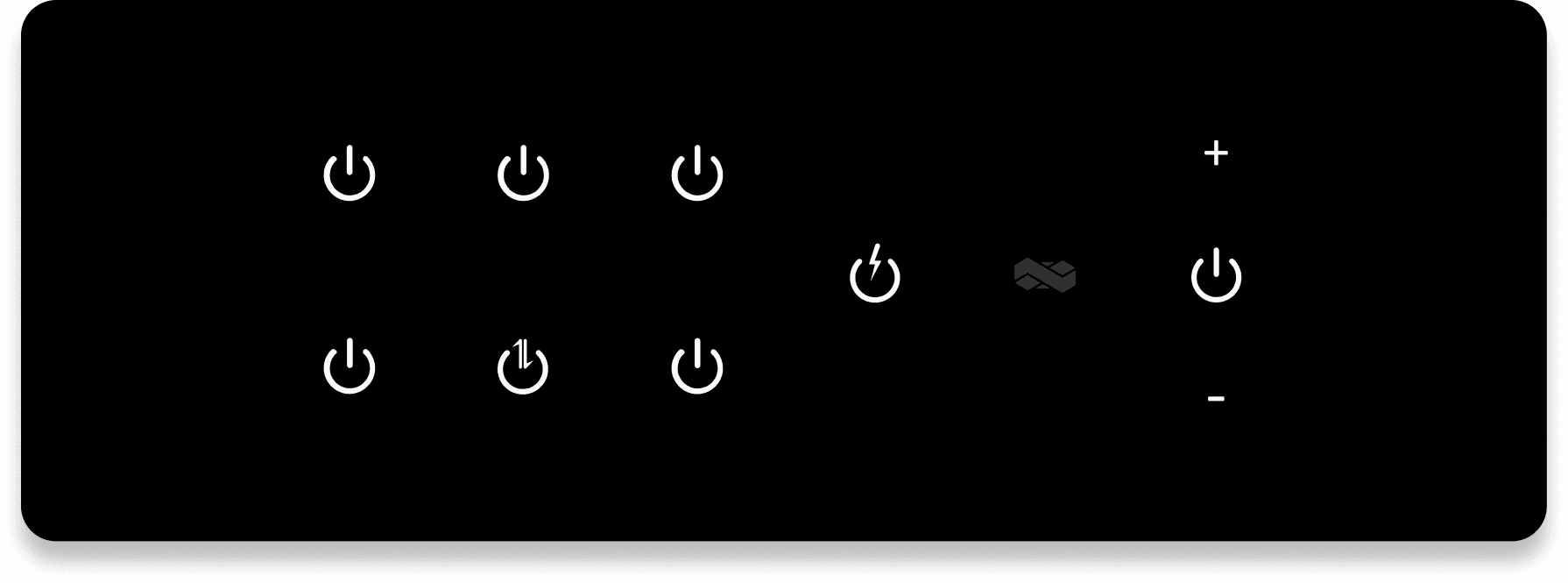 7 Switch + 1 Dimmer