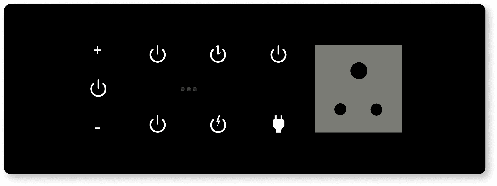 5 Switch + 1 Dimmer + 1 Plug