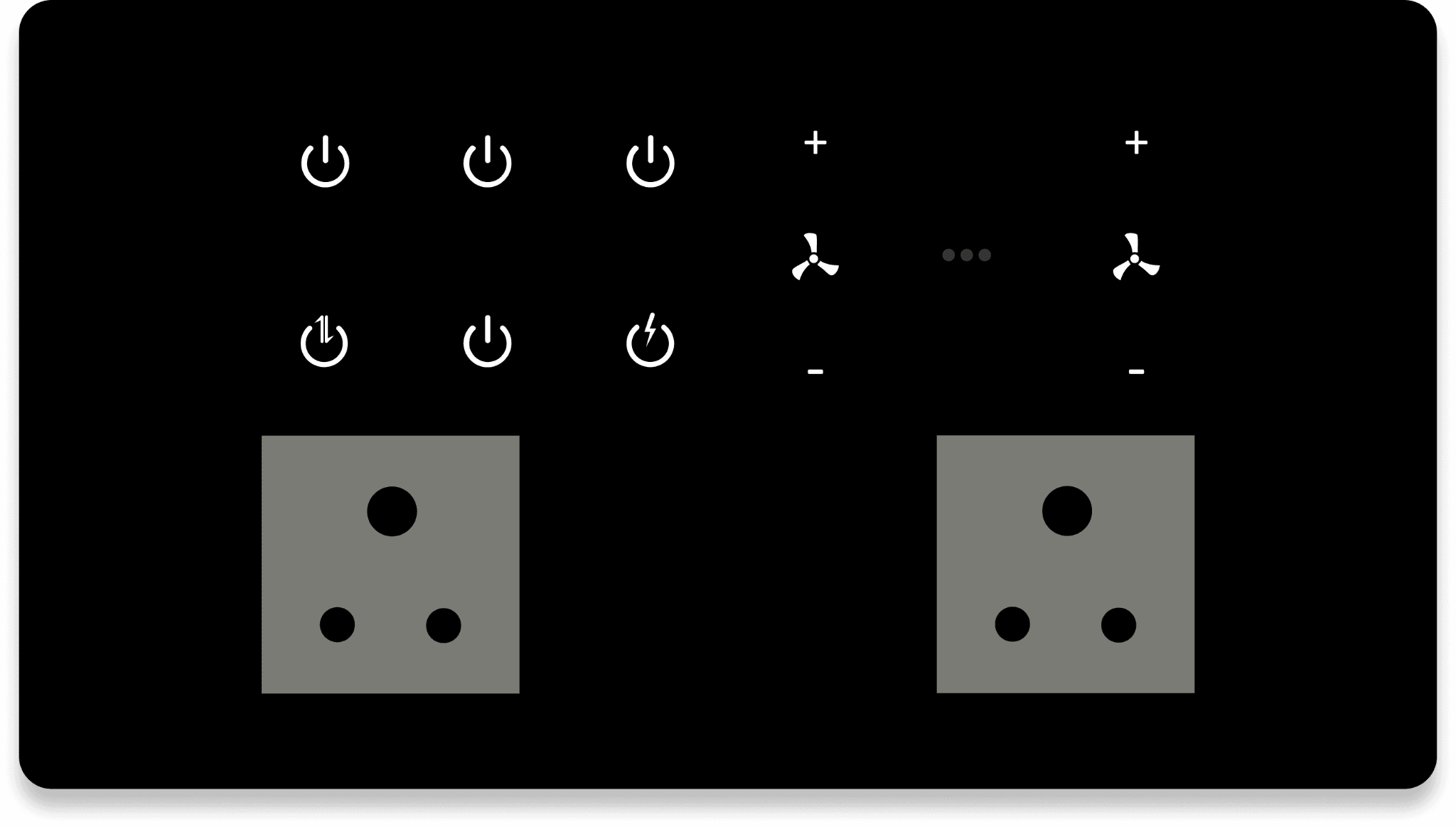 6 Switch + 2 Fan + 2 Plug