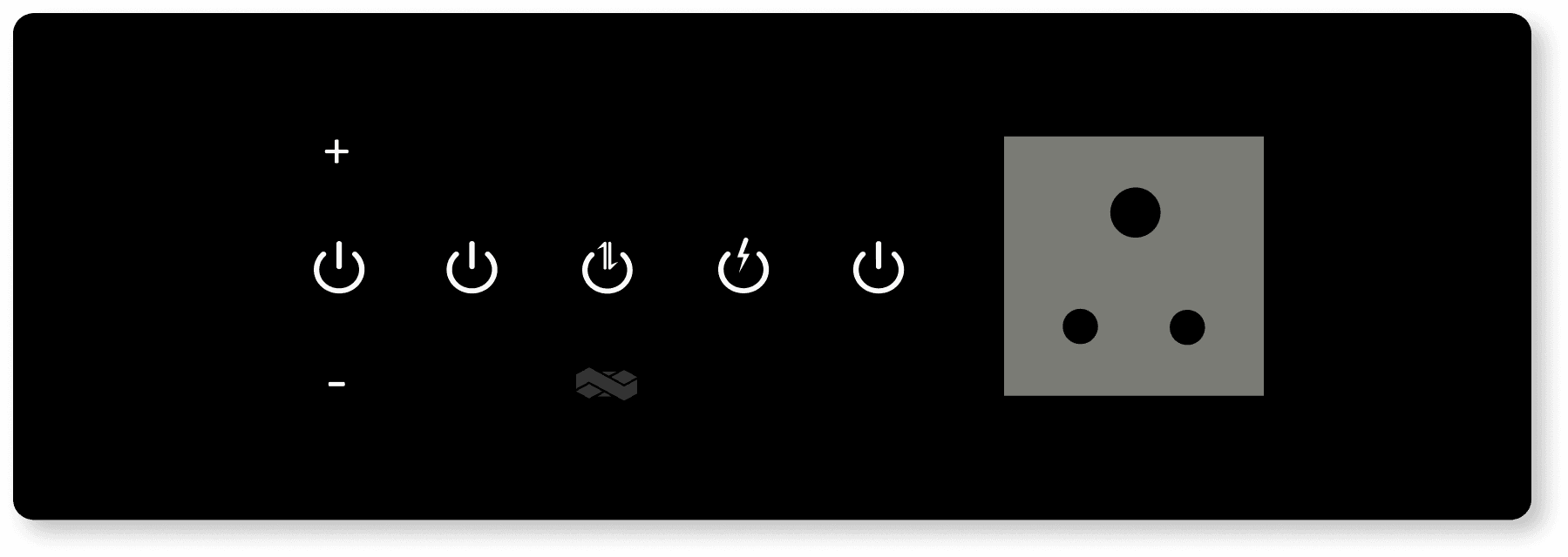 3 Switch + 1 Dimmer + 1 Plug